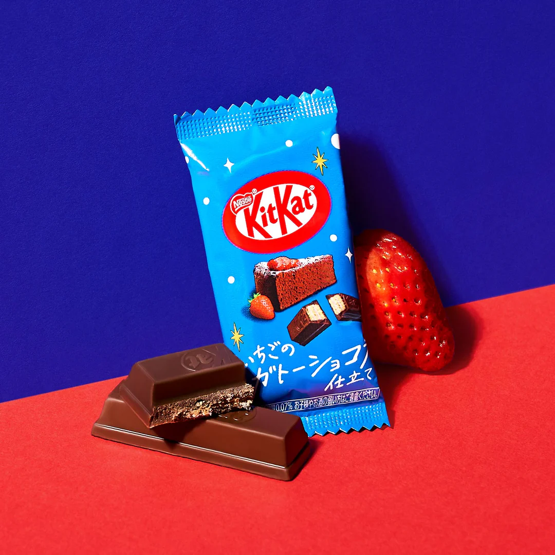 Mini KitKat Bolo de Chocolate (e Morango)