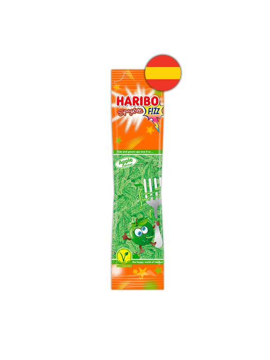 Haribo Spaghetti Fizz Maça (200g)