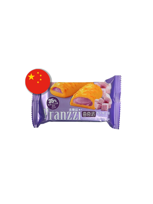 Franzzi Bolacha Sandwich (Taro e Leite)